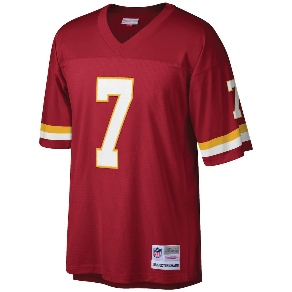 Joe Theismann Washington Football Team Legacy Replica Jersey Burgundy - Mitchell & Ness
