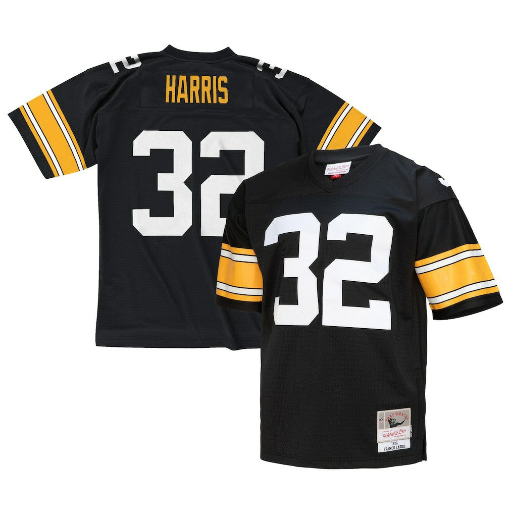 Franco Harris Pittsburgh Steelers Legacy Replica Jersey Black - Mitchell & Ness