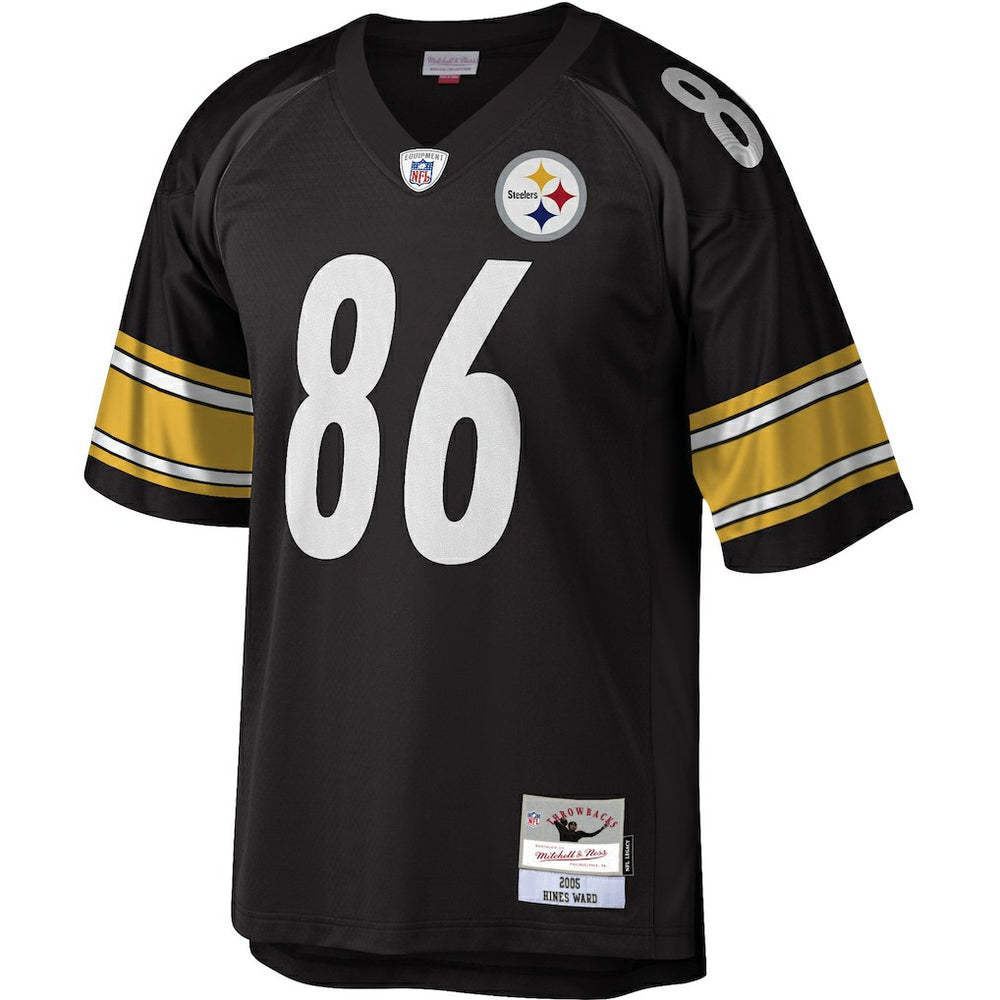 Hines Ward Pittsburgh Steelers Legacy Replica Jersey Black - Mitchell & Ness