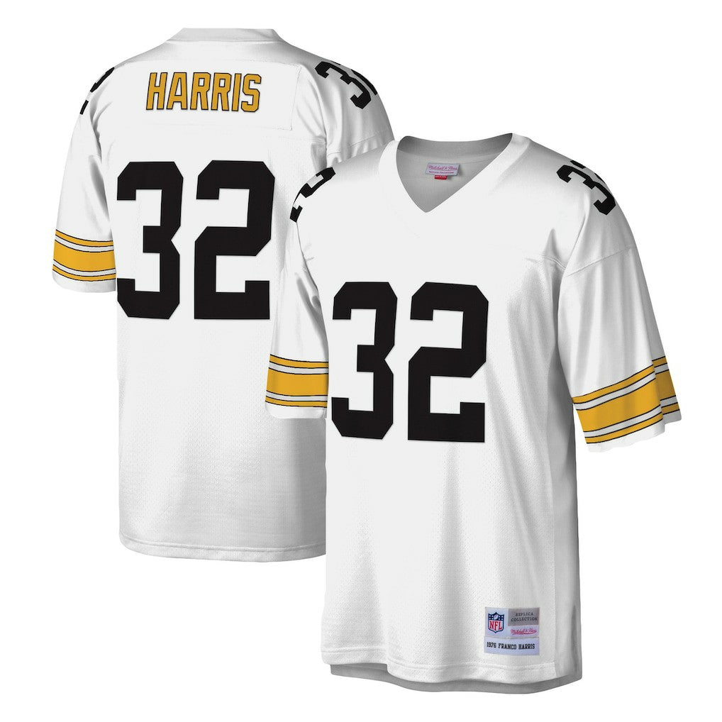 Franco Harris Pittsburgh Steelers Legacy Replica Jersey White - Mitchell & Ness