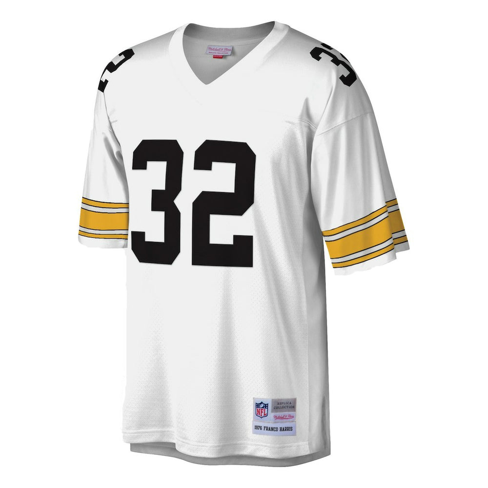 Franco Harris Pittsburgh Steelers Legacy Replica Jersey White - Mitchell & Ness