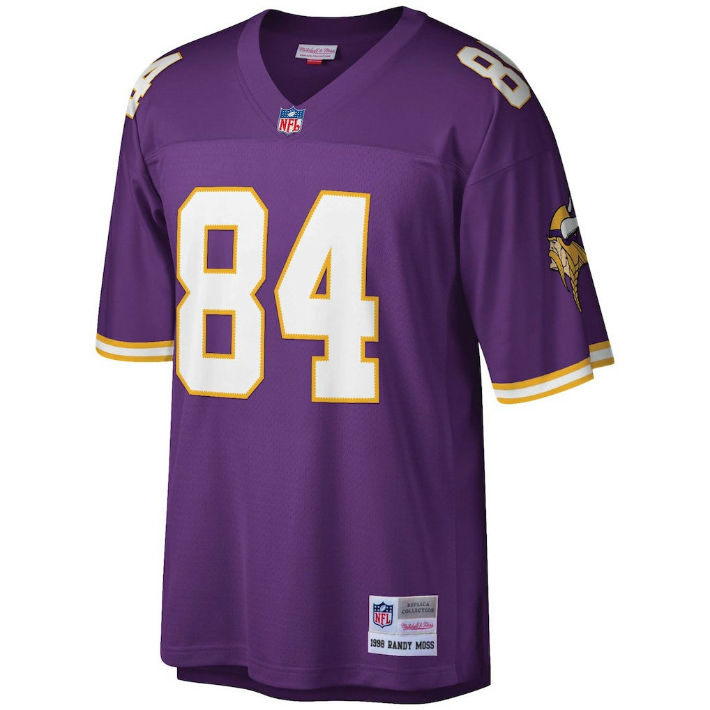 Randy Moss Minnesota Vikings Legacy Replica Jersey - Purple discount | NFL Jerseys
