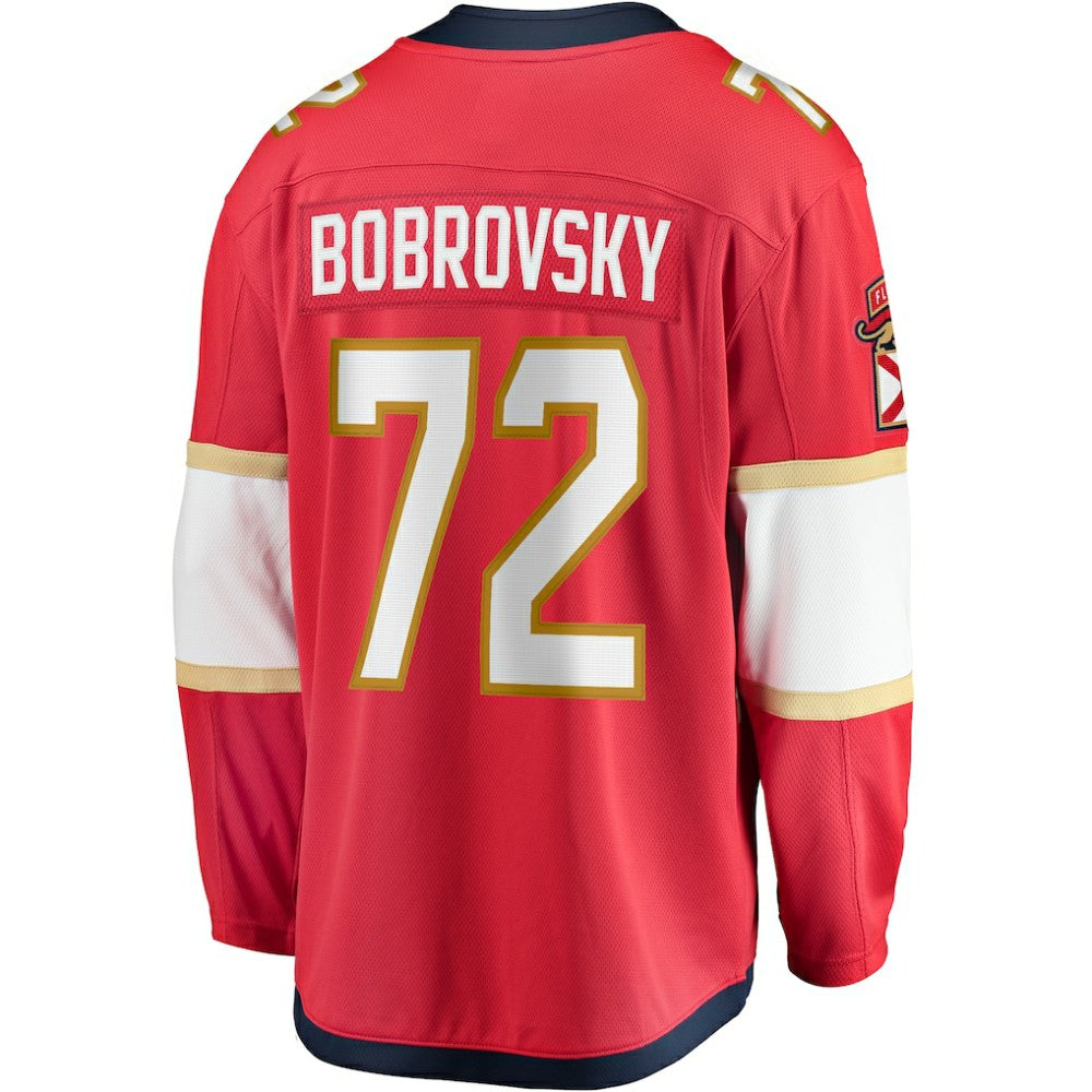 Sergei Bobrovsky Florida Panthers Fanatics Breakaway Player Jersey - Red | NHL Jerseys