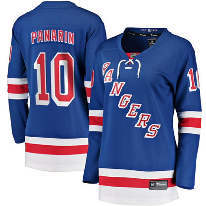 Artemi Panarin New York Rangers Fanatics Women's Home Breakaway Player Jersey - Blue | NHL Jerseys