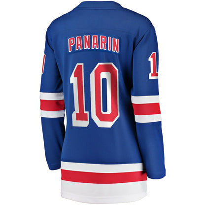 Artemi Panarin New York Rangers Fanatics Women's Home Breakaway Player Jersey - Blue | NHL Jerseys