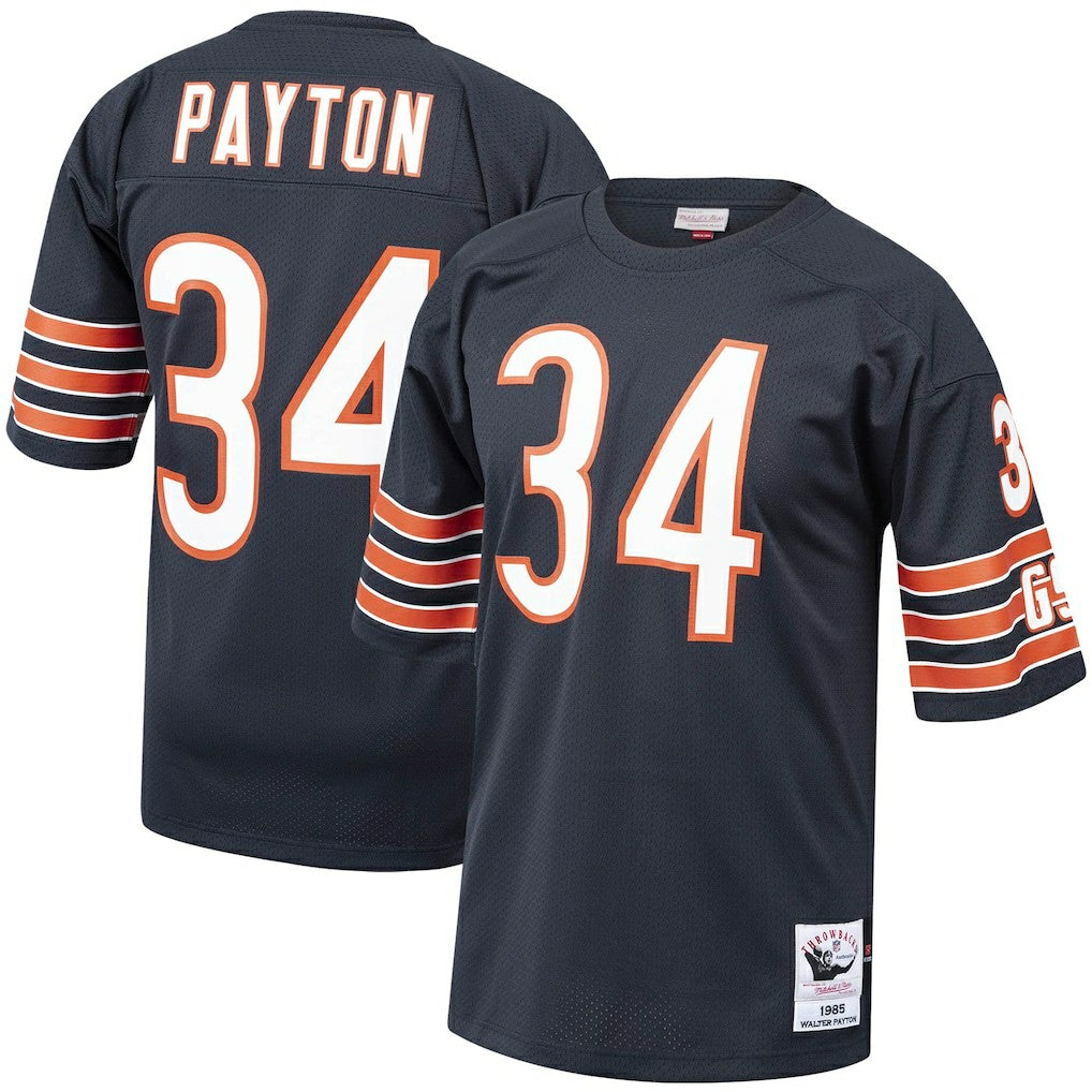 Walter Payton Chicago Bears 1985 Authentic Throwback Retired Player Jersey - Navy cheap | NFL Jerseys