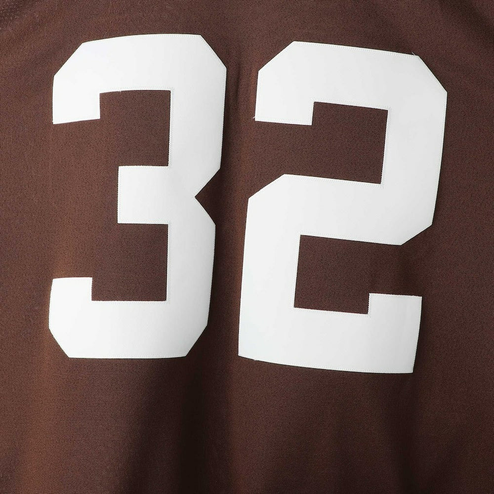 Jim Brown Cleveland Browns 1964 Authentic Throwback Retired Player Jersey Brown - Mitchell & Ness