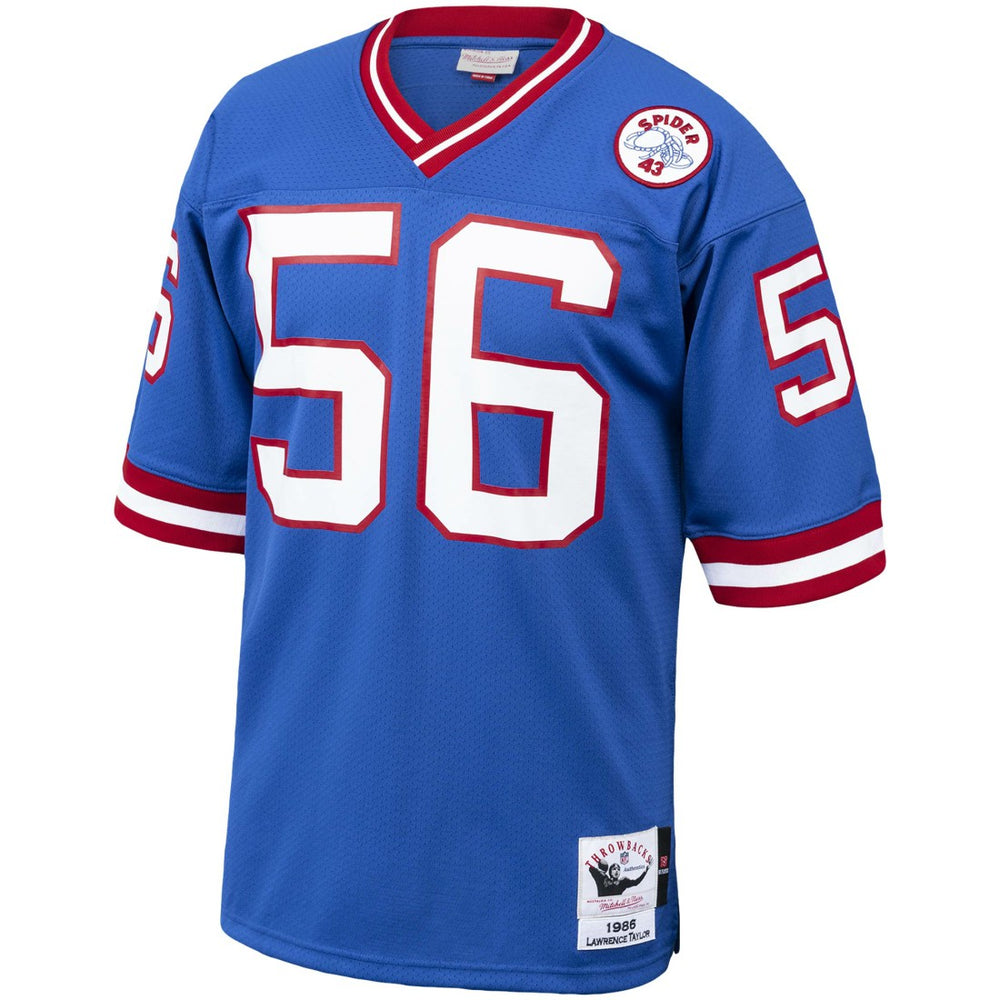 Lawrence Taylor New York Giants 1986 Authentic Throwback Retired Player Jersey Royal - Mitchell & Ness