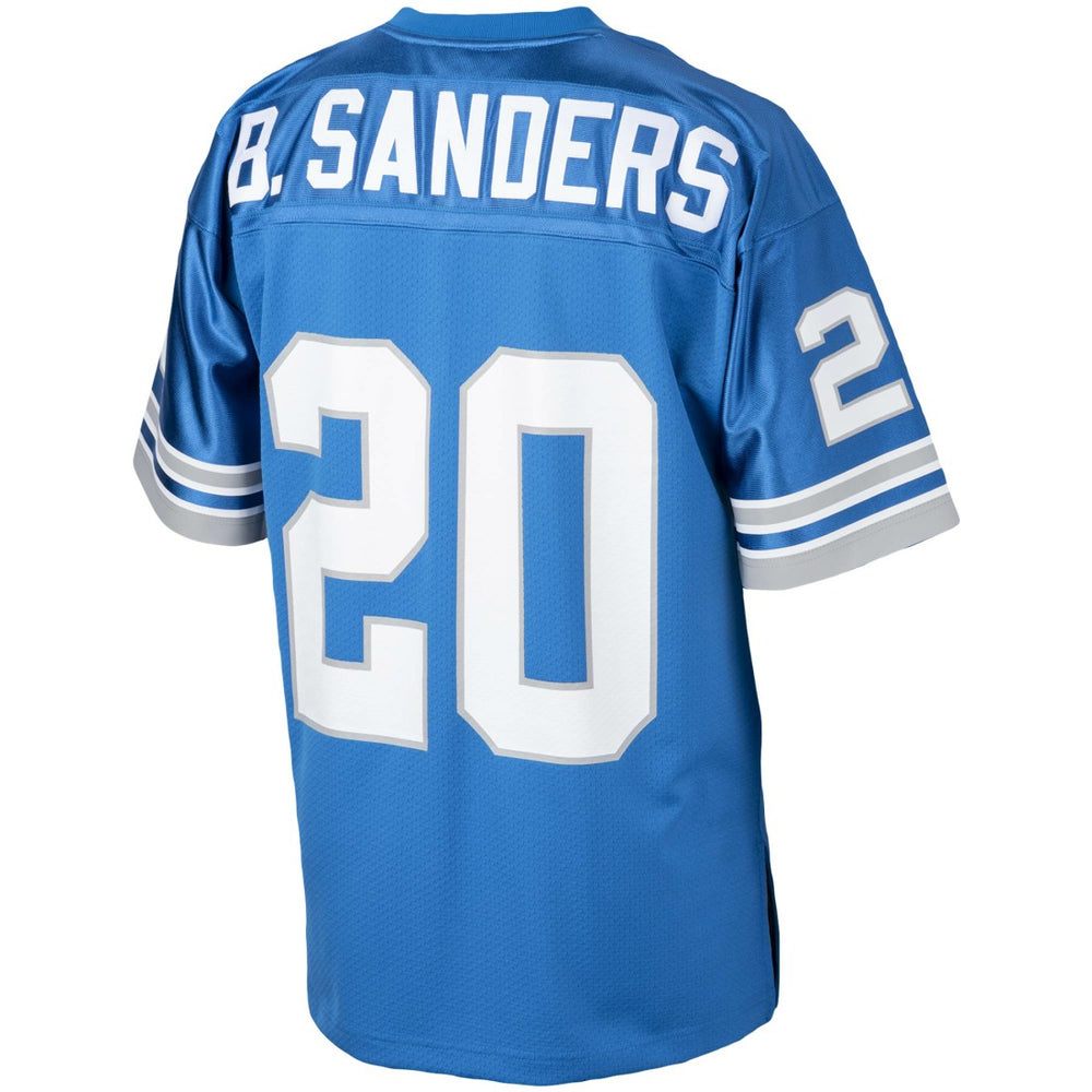 Barry Sanders Detroit Lions 1993 Authentic Throwback Retired Player Jersey Blue - Mitchell & Ness