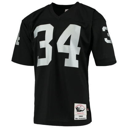 Bo Jackson Las Vegas Raiders 1990 Authentic Throwback Retired Player Jersey - Black sale | NFL Jerseys