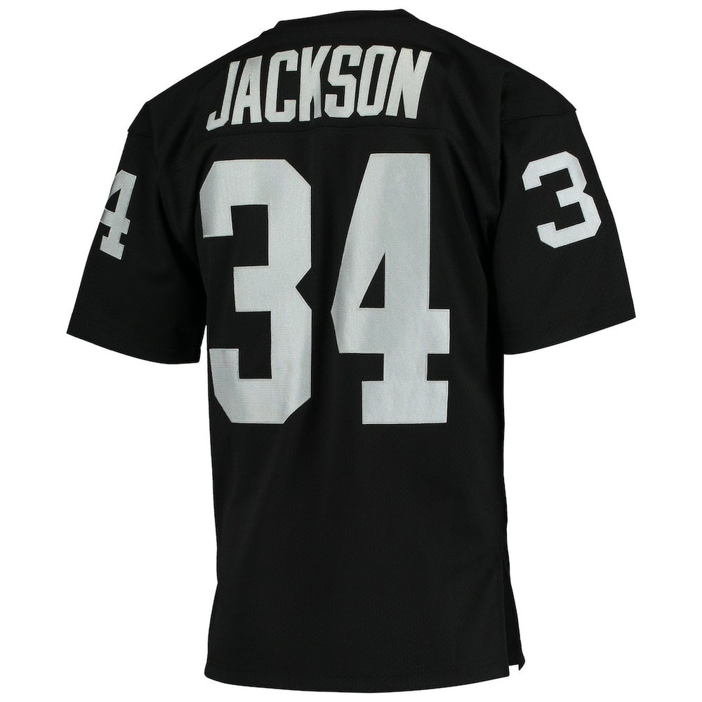 Bo Jackson Las Vegas Raiders 1990 Authentic Throwback Retired Player Jersey Black - Mitchell & Ness