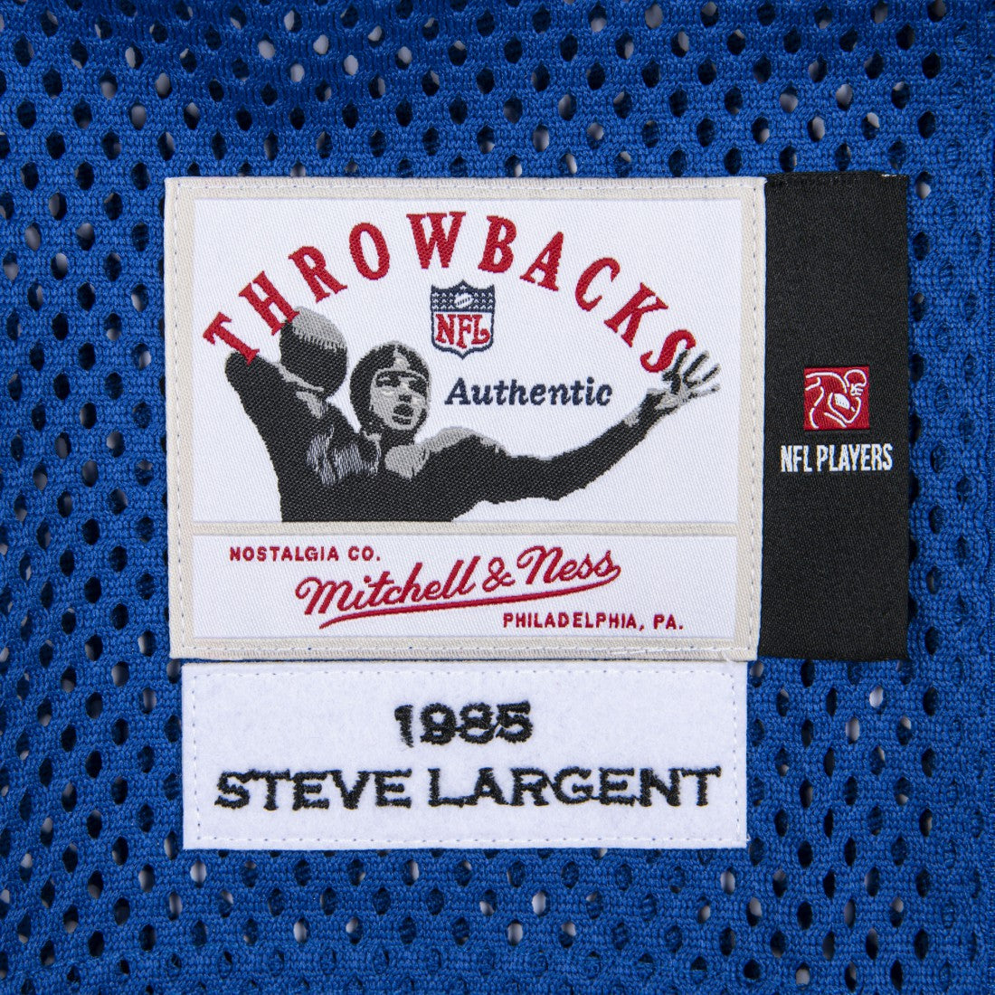 Steve Largent Seattle Seahawks 1985 Authentic Throwback Retired Player Jersey - Royal discount | NFL Jerseys