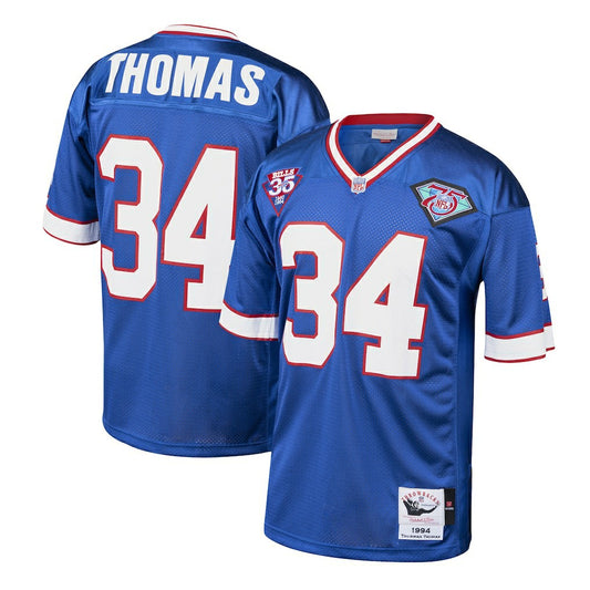 Thurman Thomas Buffalo Bills 1985 Authentic Throwback Retired Player Jersey - Royal discount | NFL Jerseys