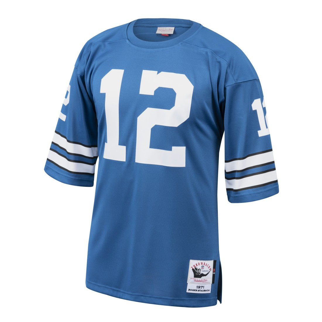 Roger Staubach Dallas Cowboys 1971 Authentic Throwback Retired Player Jersey - Royal on sale | NFL Jerseys