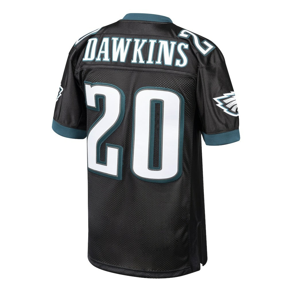 Brian Dawkins Philadelphia Eagles 2003 Authentic Throwback Retired Player Jersey Black - Mitchell & Ness