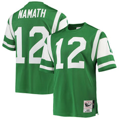 Joe Namath New York Jets 1968 Authentic Throwback Retired Player Jersey Green - Mitchell & Ness