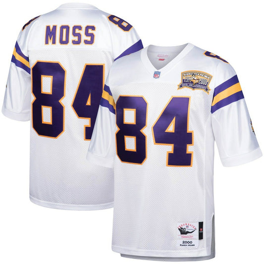 Randy Moss Minnesota Vikings 2000 Authentic Throwback Retired Player Jersey - White on sale | NFL Jerseys