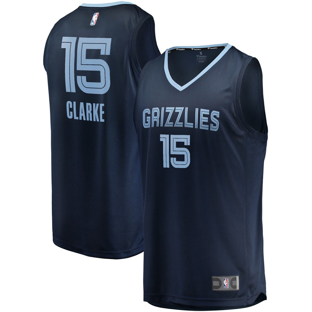 Fanatics - Brandon Clarke Memphis Grizzlies Fast Break Replica Jersey Navy - Icon Edition