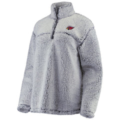 Arizona Cardinals G-III 4Her by Carl Banks Women's Sherpa Quarter-Zip Pullover Jacket Gray - NFL