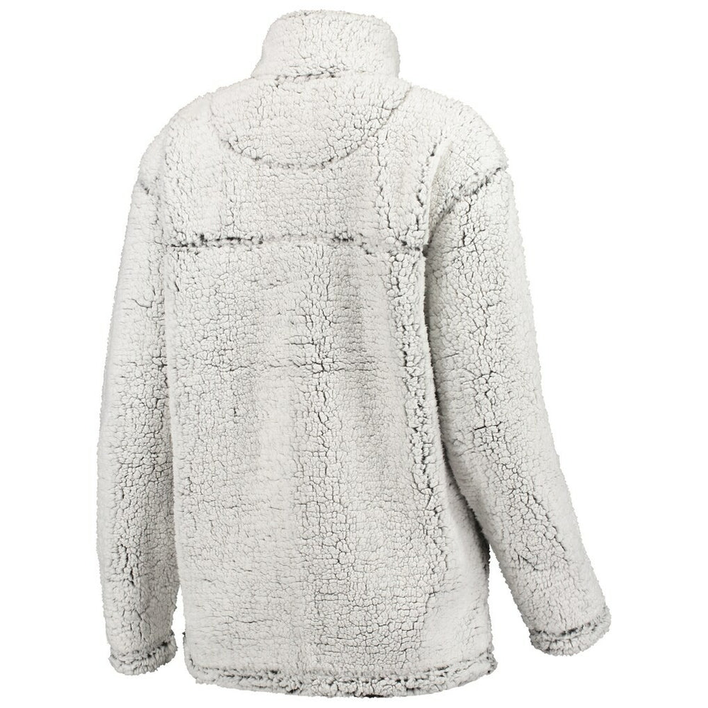 New Orleans Saints G-III 4Her by Carl Banks Women's Sherpa Quarter-Zip Pullover Jacket Gray - NFL