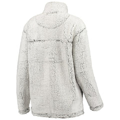 New Orleans Saints G-III 4Her by Carl Banks Women's Sherpa Quarter-Zip Pullover Jacket Gray - NFL