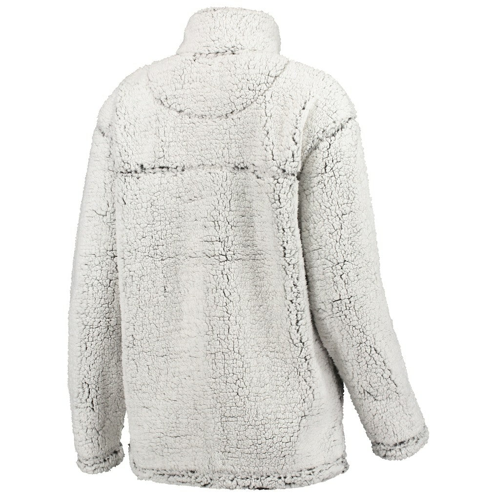 Baltimore Ravens G-III 4Her by Carl Banks Women's Sherpa Quarter-Zip Pullover Jacket Gray - NFL