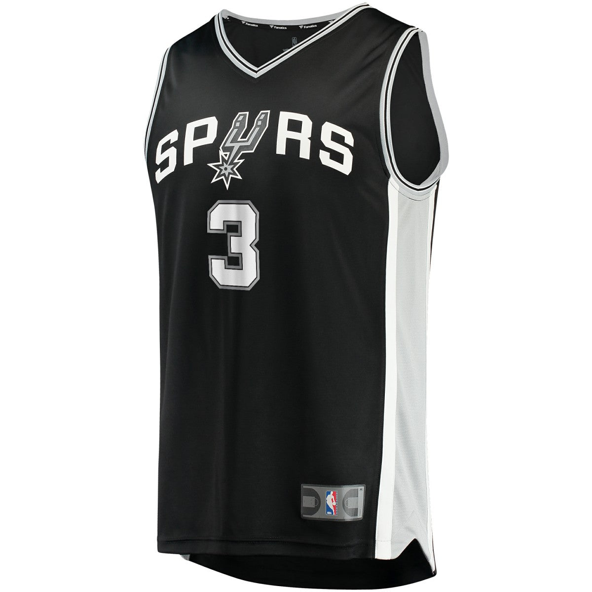 Fanatics - Keldon Johnson San Antonio Spurs Fast Break Replica Jersey Black - Icon Edition