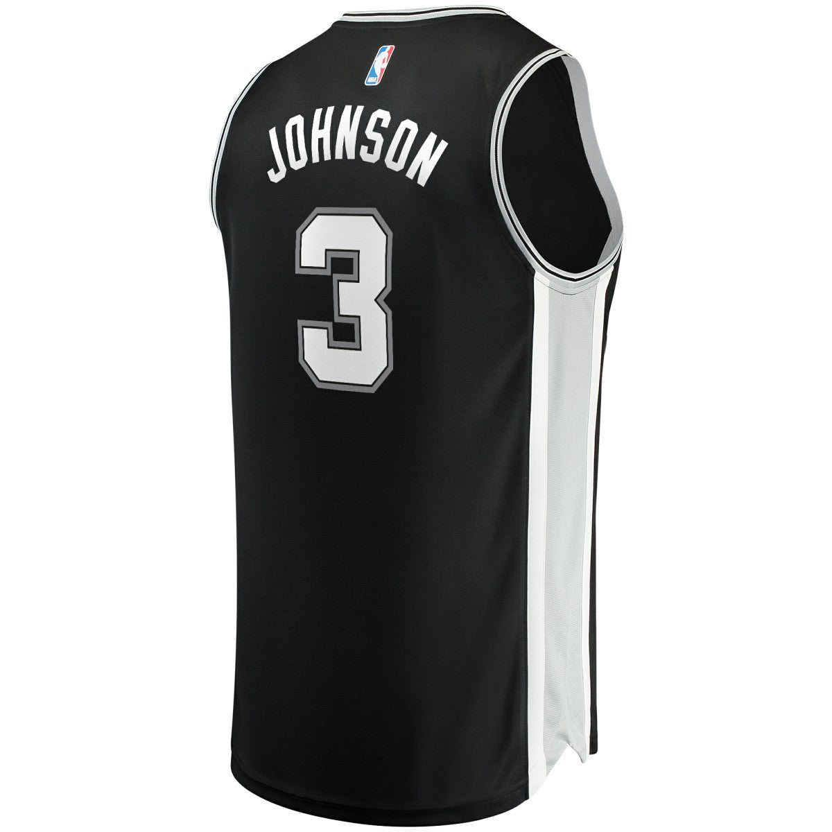 Fanatics - Keldon Johnson San Antonio Spurs Fast Break Replica Jersey Black - Icon Edition