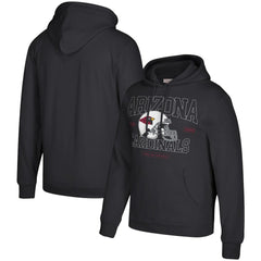 Arizona Cardinals Classic Helmet Pullover Hoodie Black - Mitchell & Ness