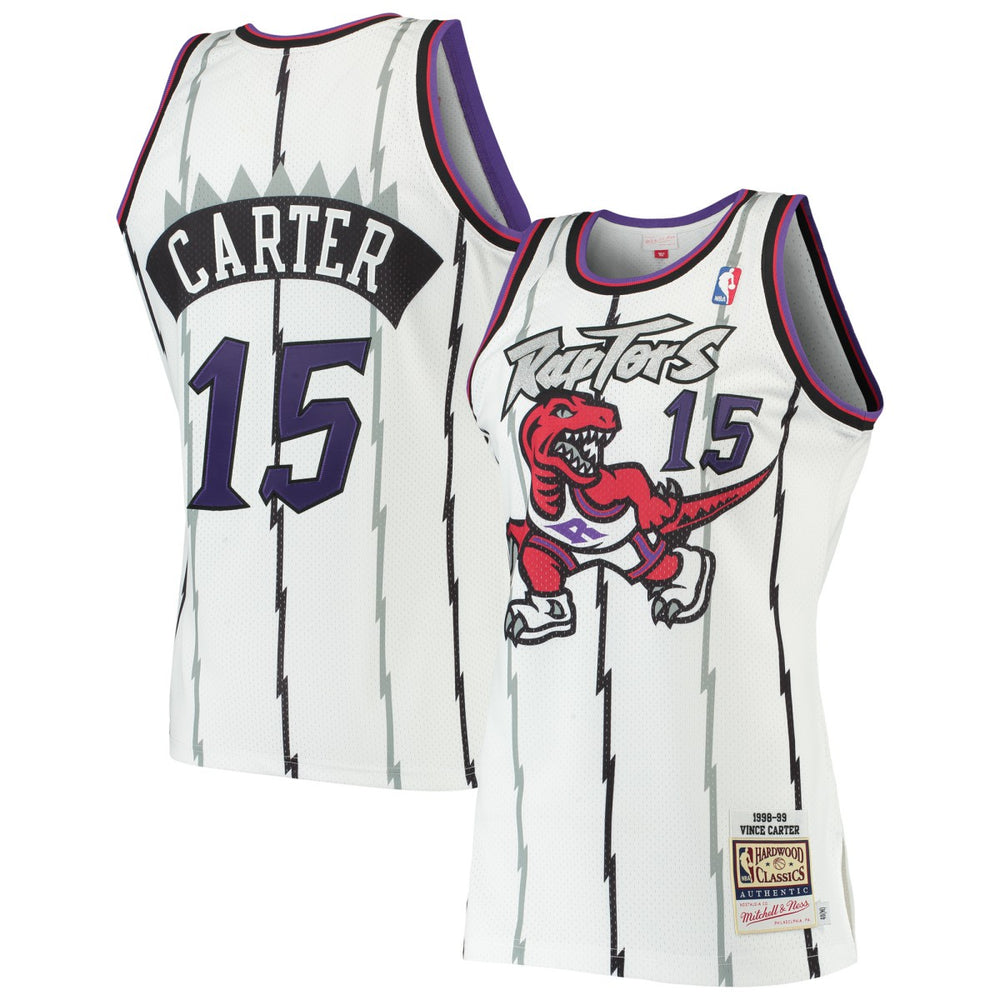 Mitchell & Ness - Vince Carter Toronto Raptors 1998/99 Hardwood Classics Authentic Jersey - White