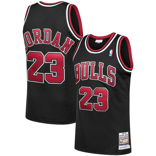 Michael Jordan Chicago Bulls 1997/98 Hardwood Classics Authentic Jersey sale - Black | NBA Jerseys