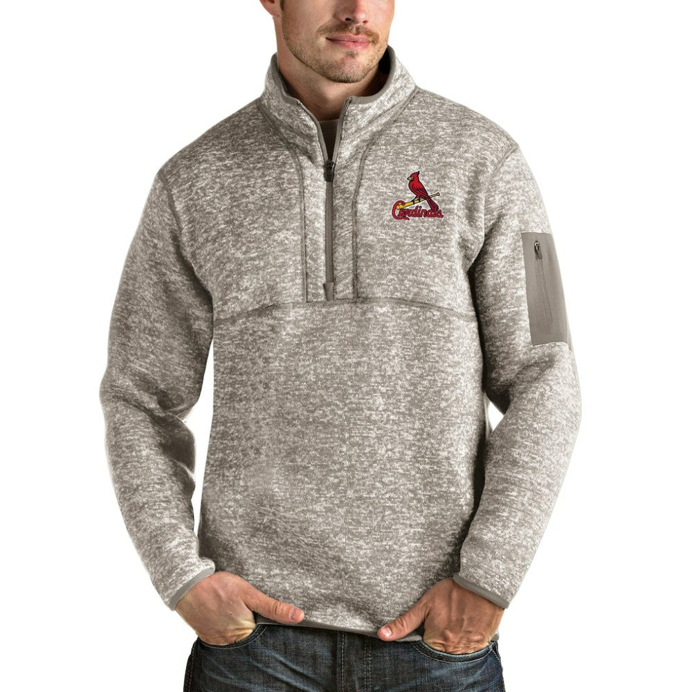 St. Louis Cardinals Antigua Fortune Quarter-Zip Pullover Jacket Sale
