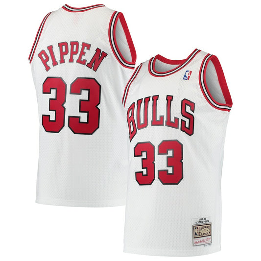 Scottie Pippen Chicago Bulls Hardwood Classics Swingman Jersey sale - White | NBA Jerseys