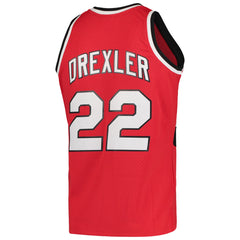 Mitchell & Ness - Clyde Drexler Portland Trail Blazers 1983/84 Hardwood Classics Swingman Jersey - Red