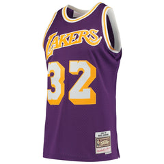 Mitchell & Ness - Magic Johnson Los Angeles Lakers 1984/85 Hardwood Classics Swingman Jersey - Purple