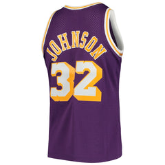 Mitchell & Ness - Magic Johnson Los Angeles Lakers 1984/85 Hardwood Classics Swingman Jersey - Purple
