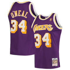 Mitchell & Ness - Shaquille O'Neal Los Angeles Lakers Hardwood Classics Swingman Jersey - Purple