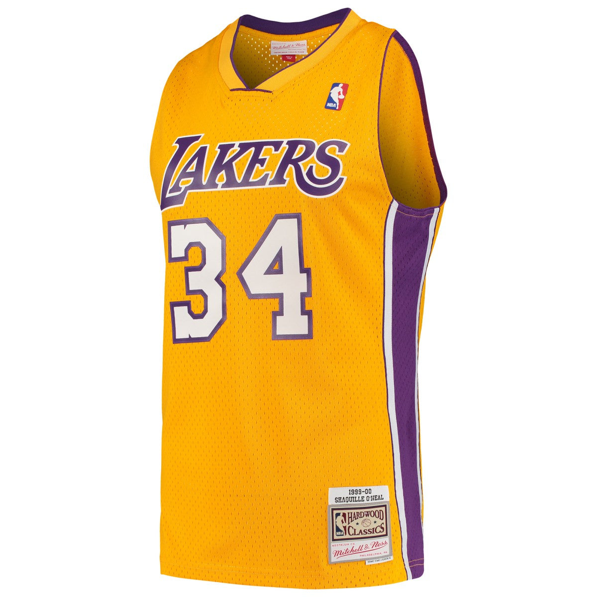 Mitchell & Ness - Shaquille O'Neal Los Angeles Lakers Hardwood Classics Swingman Jersey - Gold