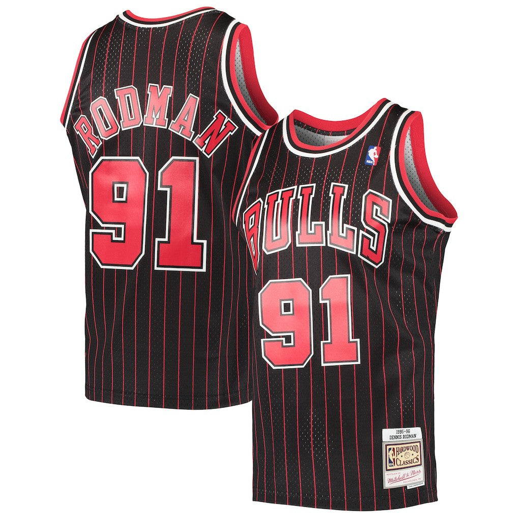 Mitchell & Ness - Dennis Rodman Chicago Bulls Hardwood Classics Swingman Jersey - Black