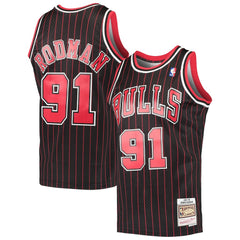 Mitchell & Ness - Dennis Rodman Chicago Bulls Hardwood Classics Swingman Jersey - Black