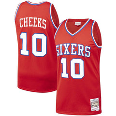 Mitchell & Ness - Maurice Cheeks Philadelphia 76ers Hardwood Classics Swingman Jersey - Red