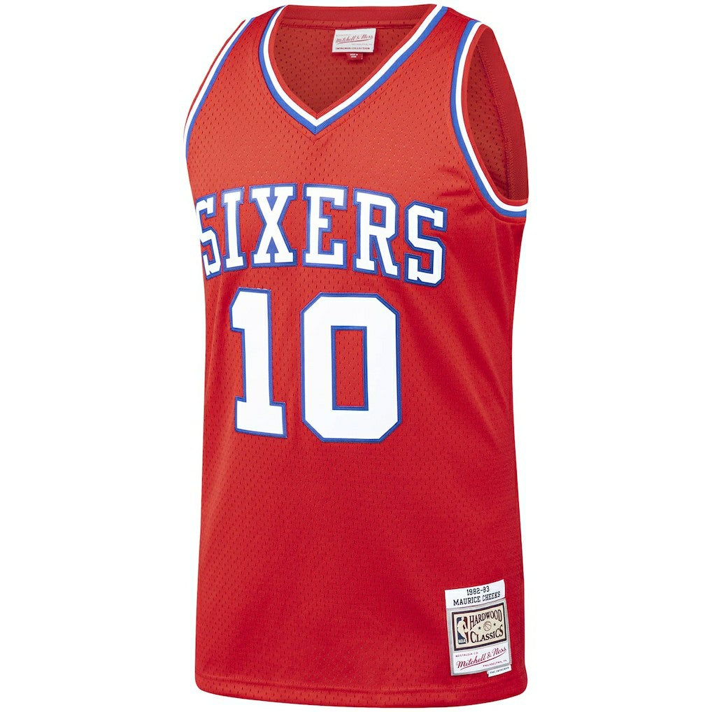 Mitchell & Ness - Maurice Cheeks Philadelphia 76ers Hardwood Classics Swingman Jersey - Red