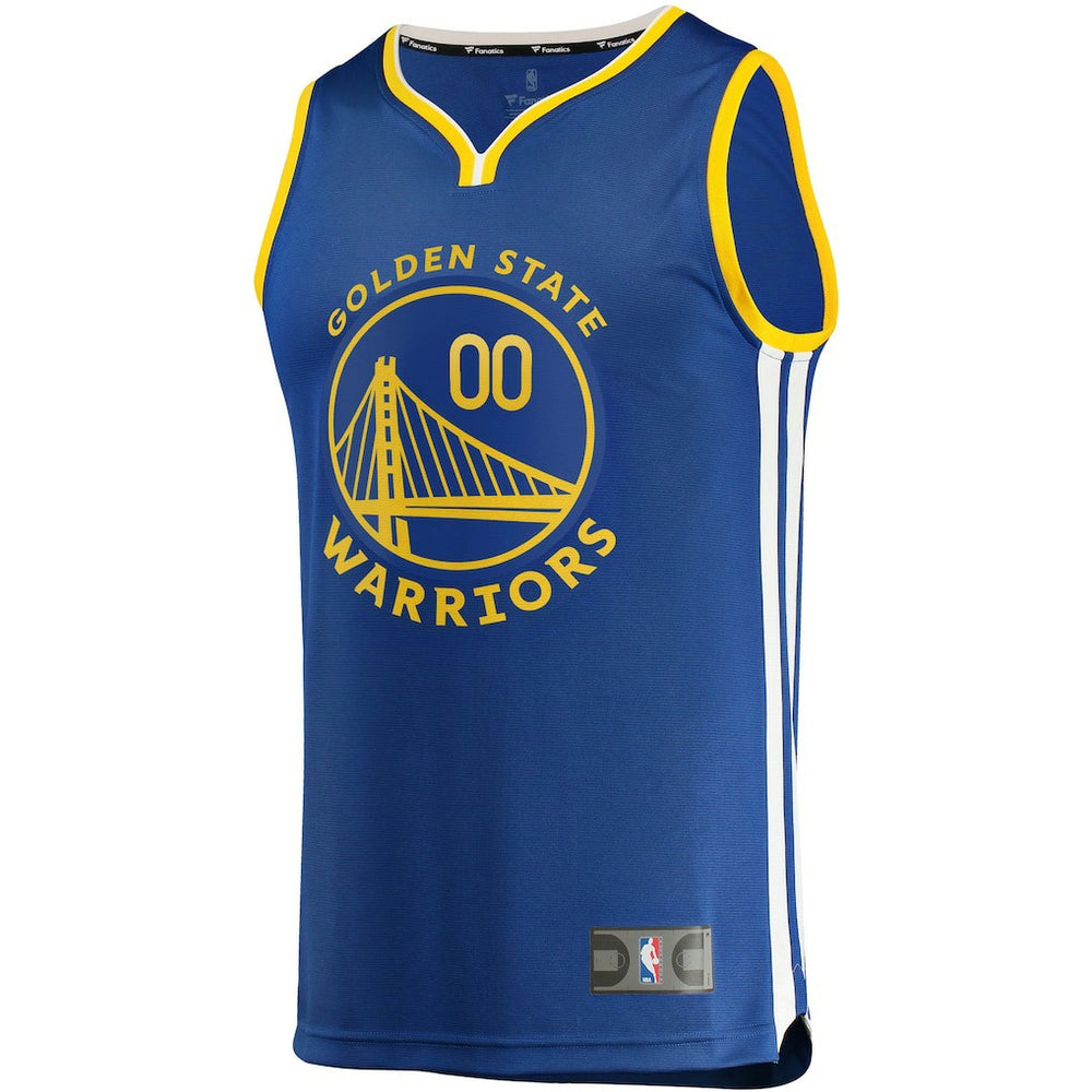 Fanatics - Golden State Warriors Fast Break Custom Replica Jersey Royal - Icon Edition