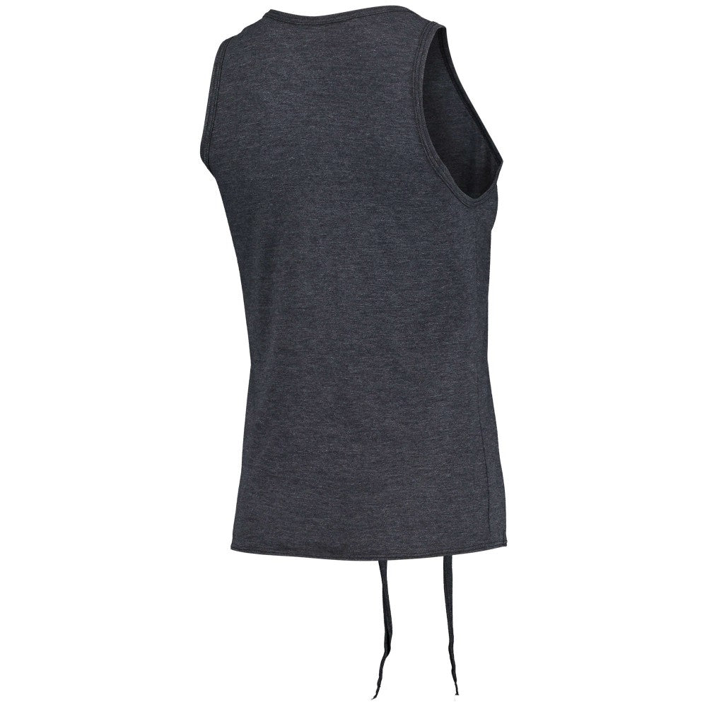Houston Astros Majestic Threads Women's Scoop Neck Racerback Side Tie Tri-Blend Tank Top On Sale
