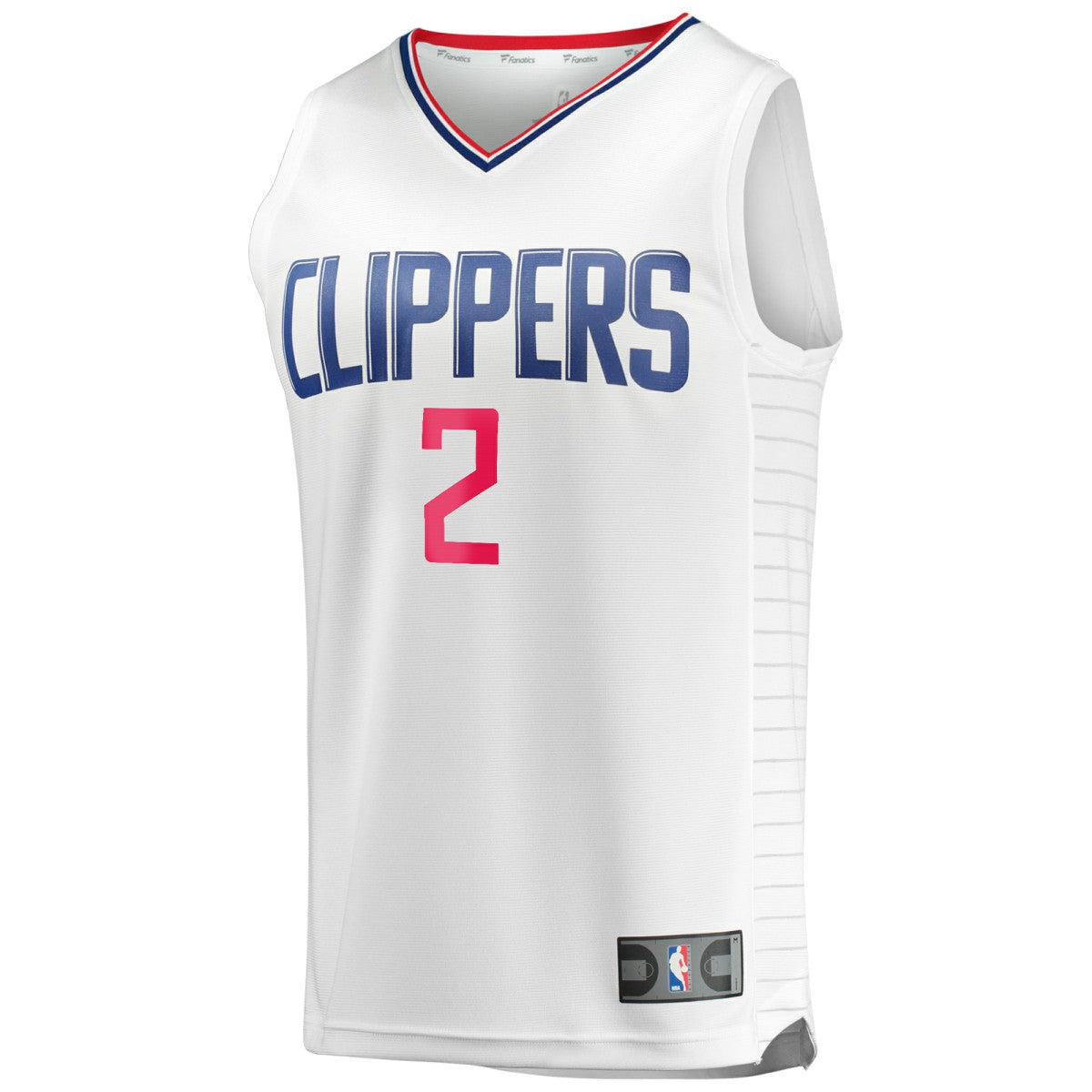 Fanatics - Kawhi Leonard LA Clippers Fast Break Replica Player Jersey - White - Association Edition