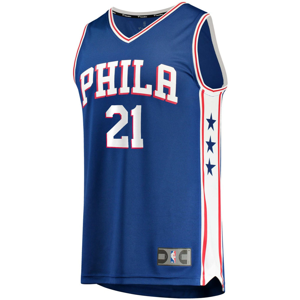 Fanatics - Joel Embiid Philadelphia 76ers Fast Break Replica Player Jersey - Icon Edition - Royal