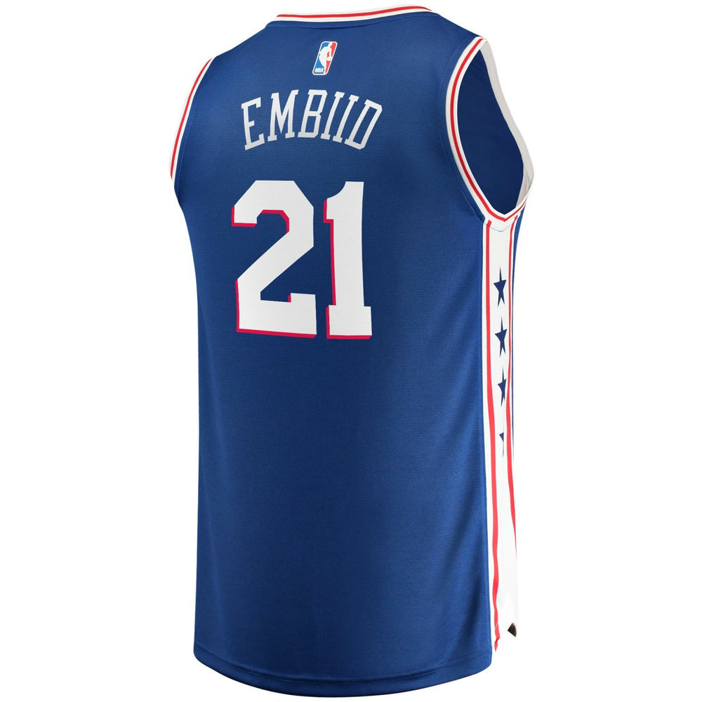 Fanatics - Joel Embiid Philadelphia 76ers Fast Break Replica Player Jersey - Icon Edition - Royal