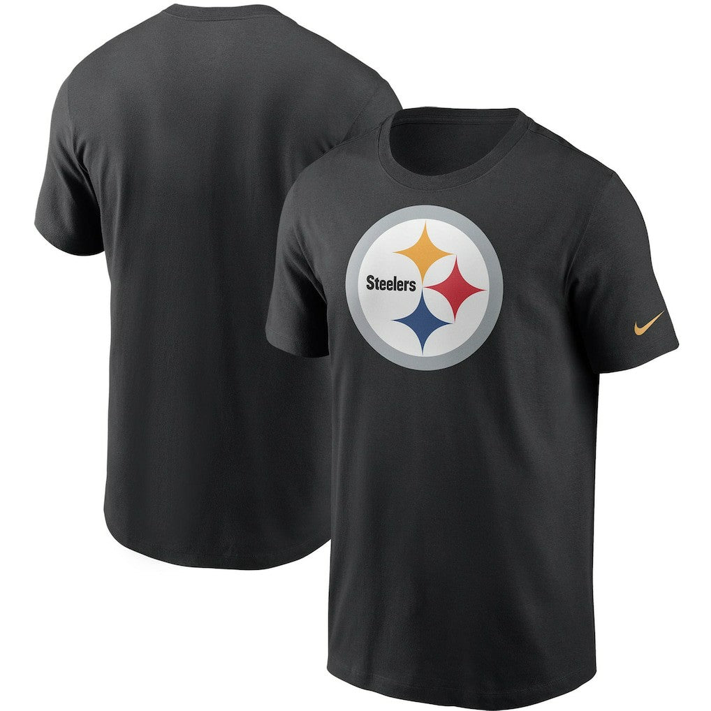 Pittsburgh Steelers Primetime Logo Essential T-Shirt Black - Nike