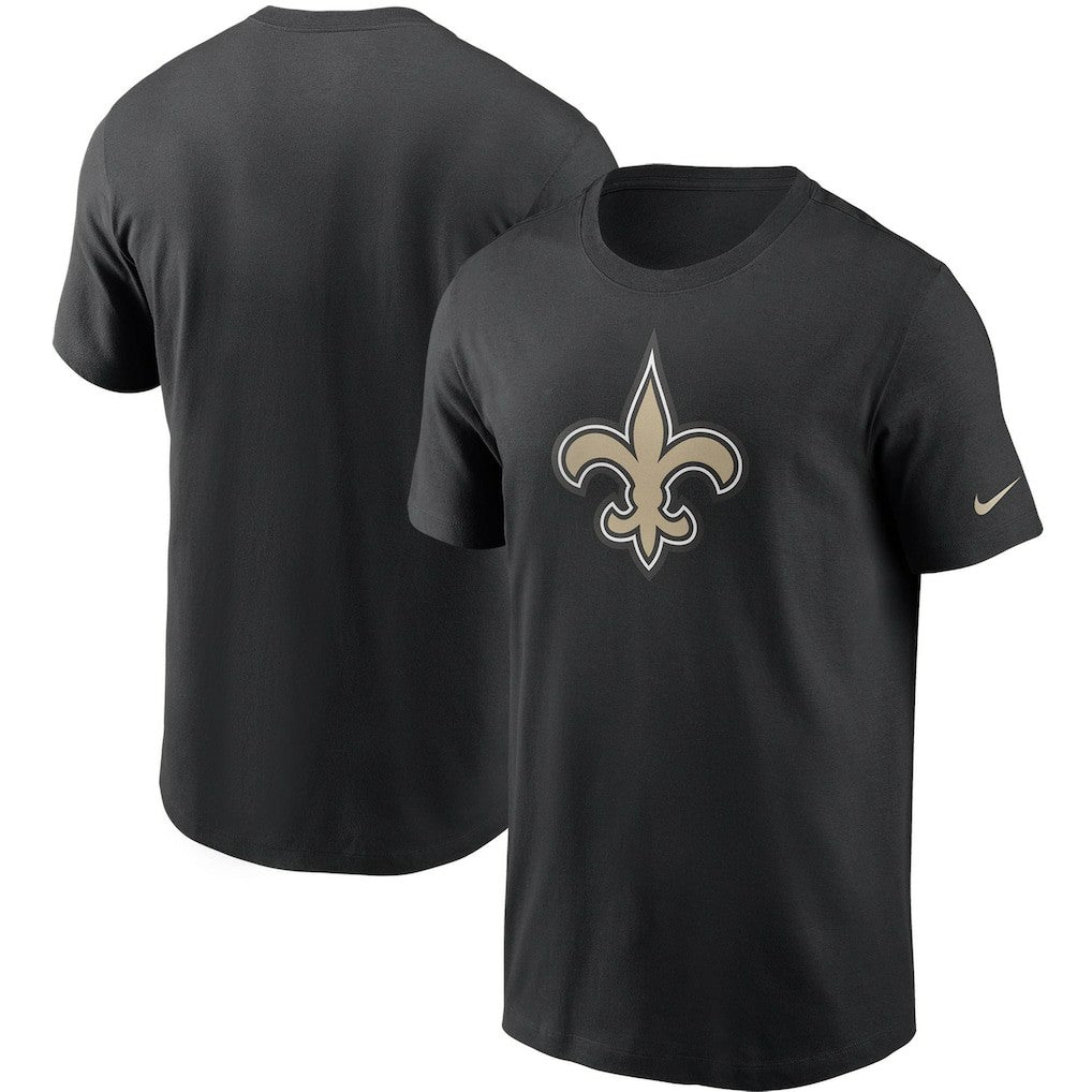New Orleans Saints Primetime Logo Essential T-Shirt Black - Nike