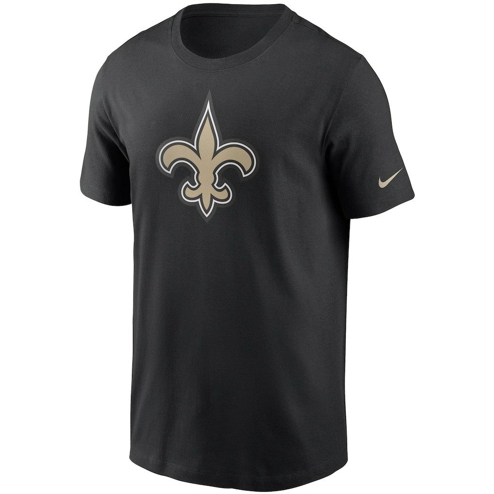 New Orleans Saints Primetime Logo Essential T-Shirt Black - Nike